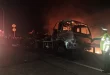 Kebakaran Bus Pahala Kencana di Tol Jombang-Mojokerto : Insiden Pecah Ban Berujung Tragedi